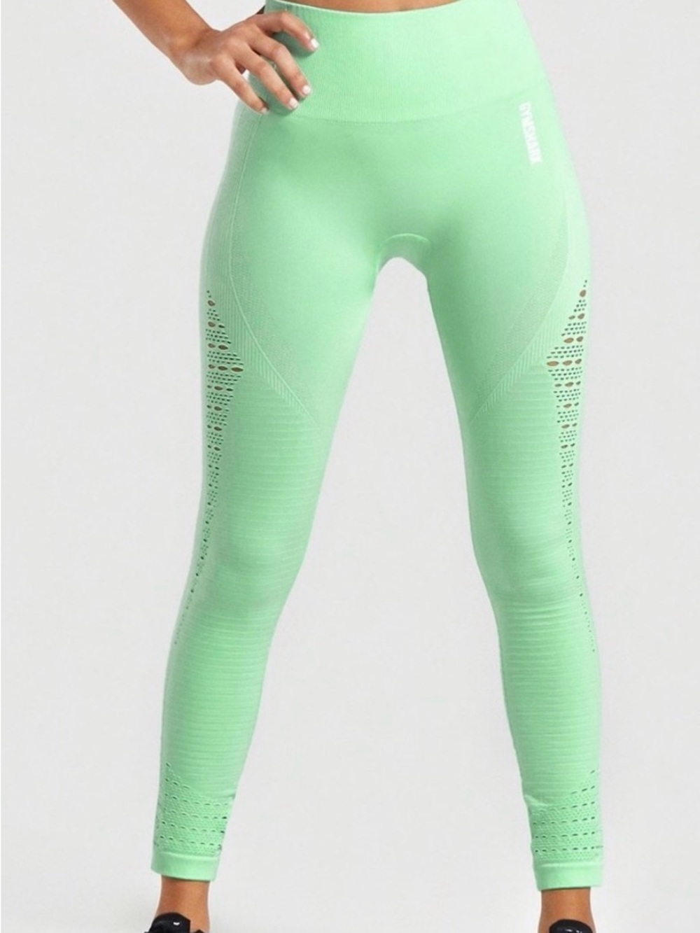 Gymshark Mint Green Seamless Workout Leggings